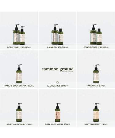 COMMON GROUND Natural Face Cleanser Wash Paraben & Cruelty Free Normal Oily Dry Sensitive Vegan Plant-Based pH 5.5 Avocado Oil Men Women 8.4 Fl Oz 8.4 Fl Oz (Pack of 1) - Buy Online on GoSupps.com