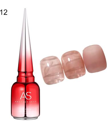 YOXIER Nail Jelly Polish Bright Translucent Jelly Polish Varnish UV Gel 15ml Delicate 12 - Buy Online on GoSupps.com