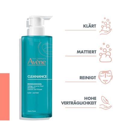 Avene Cleanance Cleansing Gel for Oily and Blemished Skin - Buy Online on GoSupps.com