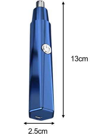 Precision Electric Nose Hair Trimmer - Smooth Grooming Experience Blue 13cm x 2.5cm x 2.5cm - International Shipping Available - Buy Online on GoSupps.com