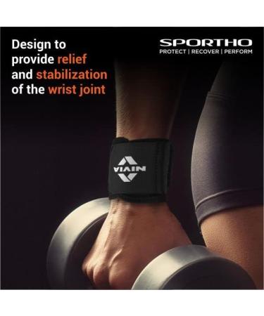Buy Nivia Wrist Support (Black) - Best International Shipping & Comfort for Sports & Daily Use - Buy Online on GoSupps.com