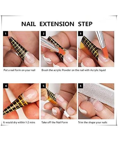 Warm Girl Colored Acrylic Powder & Nail Art Kit - Liquid Tips Brush Rhinestones Glue Cutter & More for Perfect Nails - Buy Online on GoSupps.com