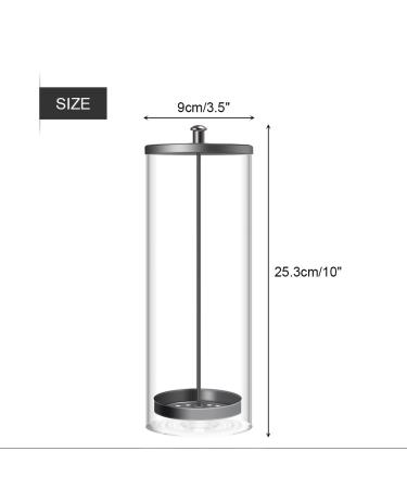 Buy 9-Inch Glass Sterilization Jars & Transparent Stainless Steel Vessels for Hair and Nail Salons - International Shipping Available - Buy Online on GoSupps.com