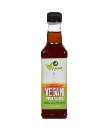 24Vegan Fish Sauces Premium Plant-Based Seasoning Sauce, All-Purpose Instant Flavor Boost, Gluten Free Fish Sauce, Gluten Free Soy Sauce, Vegetarian Asian Sauces, Vegetable Umami Flavor, Dressings and Marinades for a Sweet
