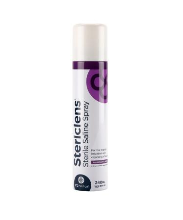 Stericlens STE1052A Aerosol Sterile Saline Solution Can 240 ml