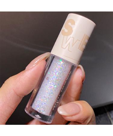 Go Ho Glitter Eyeshadow Makeup Liquid Glitter Under Eye Shadow Bling Glitter Eyeliner Diamond Sparkle Eye Stick Shimmer and Shine Korean Makeup Glitter Lip Gloss for Women Eye Glitter 03# White Pearl - Buy Online on GoSupps.com