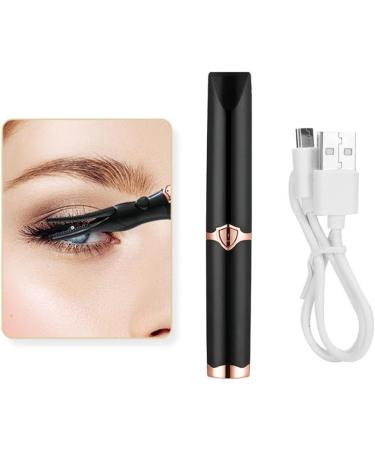 Heated Eyelash Curler Heated Eyelash Curler Electric Rechargeable Long Lasting Lash Curler for Makeup Black - Buy Online on GoSupps.com