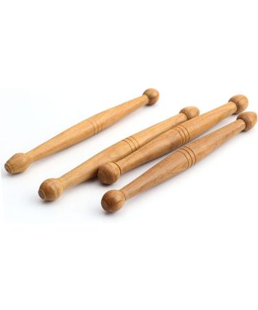 5-St Wood Massage Device - Chinese Spa Acupuncture Rod Foot Massager & Full Body Pressure Point Tool - Buy Online on GoSupps.com