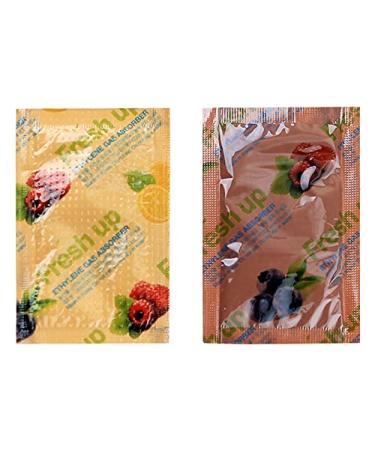 Fresh & Fresh 5 Gram (60 Pack) Produce Saver Ethylene Gas Absorber - Produce Freshness Packets to Extend Freshness of Vegetables Flowers Fruits Banana Kiwi Tomato Avocado 60 5 Gram