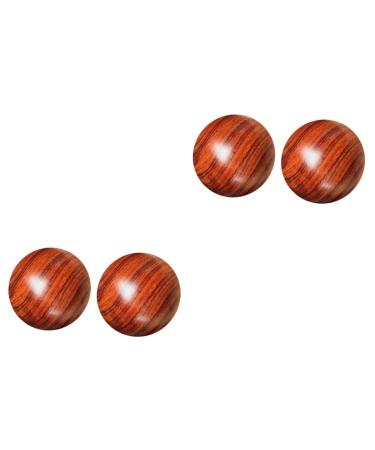 Gatuida roll 4 pieces solid wood massage ball meditation balls made of wood acupuncture point message foot massager massage ball round hand balls leisure ball feet gymnastics ball massage roller