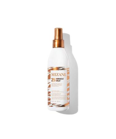 MIZANI 25 Miracle Milk Leave-In Conditioner, Moisturizing Detangler Spray, for Frizzy & Curly Hair 8.5 Fl Oz (Pack of 1)