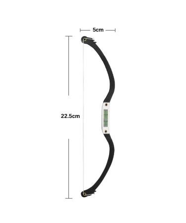 Guapa Eyebrow Marker Ruler & Leveler | Brow Mapping Tool Kit with Bow & String | Mapping Thread for Shaped Brows | Permanent Makeup & Tattoo | Black - Buy Online on GoSupps.com