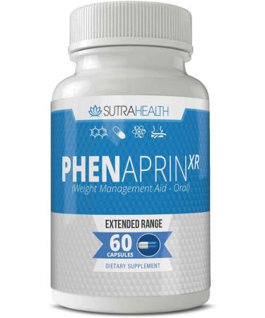 PhenAprin XR Weight Loss Diet Pills (60 Blue/White Capsules) Professional Grade Formulation – Maximum Strength Appetite Suppressant for Women and Men
