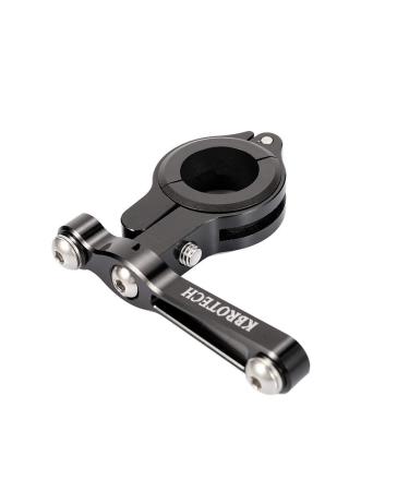 Kbrotech Bicycle Water Bottle Cage Holder Mount Adapter Adjustable Compatible Bike Handlebar Seatpost Fork Ultra Strong 7075 Aluminum Alloy CNC Machined Sigle black - Buy Online on GoSupps.com
