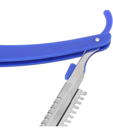 Foldable Eyebrow Holder - Stainless Steel Manual Razor Tool for Precision Beard & Facial Grooming | Barber & Hairdresser Essential - Buy Online on GoSupps.com