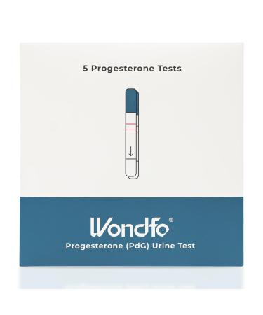 Wondfo Progesterone Metabolite Test PdG Test Strips to Confirm Ovulated at Home 5 Progesterone Test One Cycle Trying to Conceive