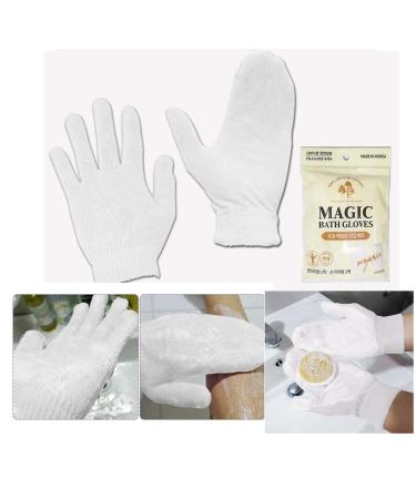Jungjun Industry Korean Magic Body Scrub Gloves - Premium Spa Quality Exfoliating Washcloths | Finger & Mitten Style - Buy Online for International Shipping - Buy Online on GoSupps.com