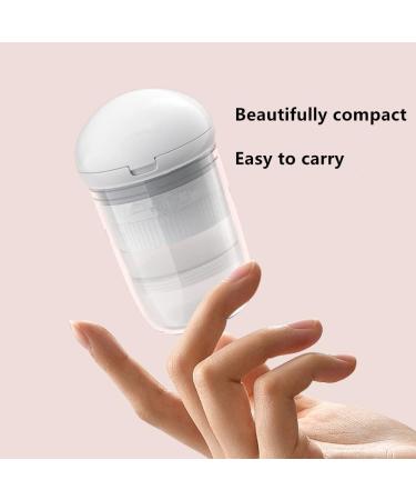 Pill Cutter Splitter with Dispenser and Grinder - Stainless Steel Blade, Travel-Friendly - White - Buy Online on GoSupps.com