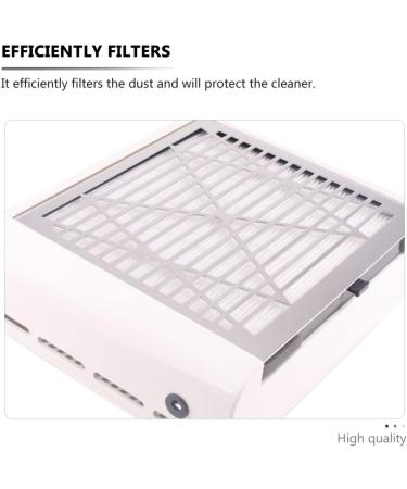 POPETPOP 6 Pcs Nail Filter Vacuum Fan Dust Collector Extractor Professional Nail Cleaner Nail Filer Crumb Vacuum Cleaner Desktop Vacuum Cleaner Car Vacuum Manicure Filter Screen Plastic 18x17cmx6pcs As Shownx6pcs - Buy Online on GoSupps.com