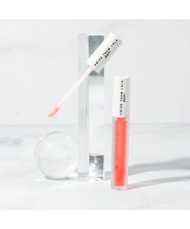 GIVE THEM LALA Drenched Lip Quencher - Moisturizing Clear Lip Gloss by Lala Kent | Cruelty-Free Lip Oil for Hydrated Lips - Buy Online on GoSupps.com