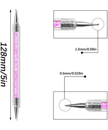 3 Pcs Double Ended Nail Dotting Pen Set for Nail Art Design - Buy Online on GoSupps.com
