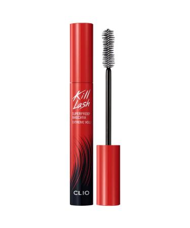 CLIO Kill Lash Superproof Mascara | Ultra-Volumizing, Smudge-Proof, Clump-Free, Curl-Holding, Long-Lasting | Extreme Volume (#04), 0.24 fl oz 04 EXTREME VOLUME - Buy Online on GoSupps.com