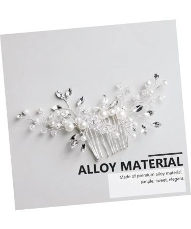 Mikinona 1 PC Piece Pearl Comb Wedding Hair Comb Bridal Hair Comb Wedding Headdress Wedding Hair Headdress - Buy Online on GoSupps.com