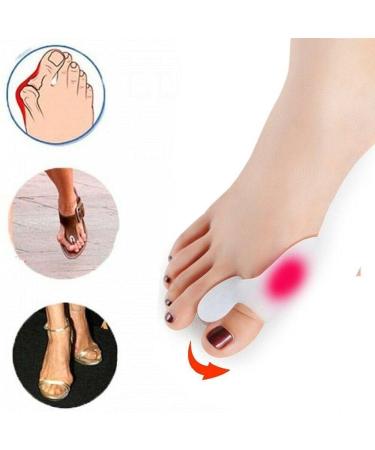 Hallux Valgus Correction Toe Separator - Silicone Gel 6 Pack BPA-Free Universal Size for Pain Relief - Buy Online on GoSupps.com