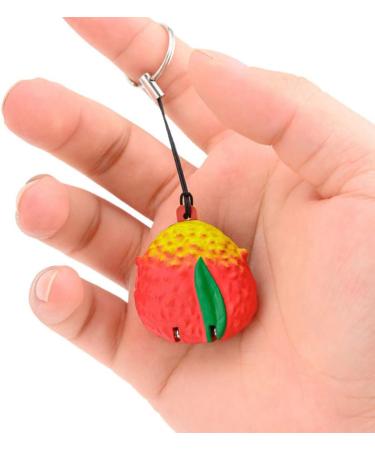 minkissy Nail Clippers Cute Fruit Litchi Fingernail Stainless Steel Toenail Clipper Cutter with King Ring Toenail Clipper Nail Manicure Trimming Tool for Men Women - Buy Online on GoSupps.com