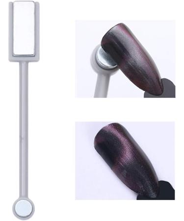 Muuzoning 6-Piece Nail Art Magnetic Stift Set | 3D Cat Eye Magic Manicure Tools | DIY Double-Head Nail Art Board & Magnet Stick - Buy Online on GoSupps.com