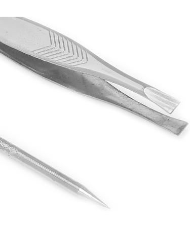 Eyebrow Tweezer & Pimple Popper Tool | Anti-Slip Handle for Comfortable Grasp | Facial Freckle Removal - Buy Online on GoSupps.com