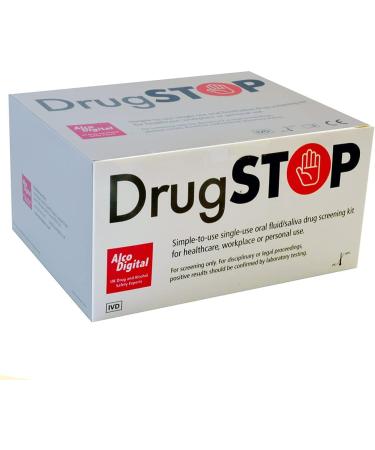 DrugSTOP Oral Fluid Testing: Cocaine Saliva Test - Single Kit - Buy Online on GoSupps.com