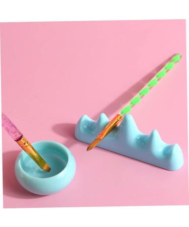 FOMIYES 3 Sets Nail Art Brush Cup Nail Brush Pens + Pencil Nail Brush Supplies Makeup Brush Holders for Vanity Candlestick Holders Bask Chinese Acetona Nail Pen Plastic Manicure - Buy Online on GoSupps.com