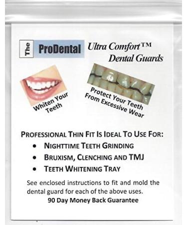 Thin & Trim Anti-Grinding Mouth Guard 4 Pack | Stop Bruxism & Teeth Clenching | Teeth Whitening Dental Guard for Night | USA Made - BPA Free | Includes Case - Buy Online on GoSupps.com