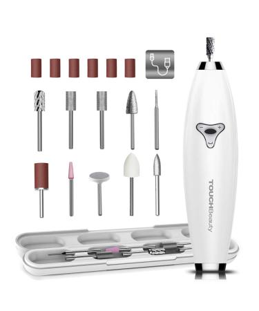 TOUCHBeauty Electric Nail File Drill 10in1 Professional Manicure Pedicure Set for Natural Acrylic Nails Shaping Gel Nails Remover 360 Dual-Ways Rotation Bits Rechargeable Travel Set 17331 16 Count (Pack of 1) - Buy Online on GoSupps.com