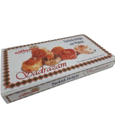 Gulluoglu (Walnut) Turkish Delight 500 gr (Pack of 1) daily fresh shipment from Istanbul/Turkey - Buy Online on GoSupps.com