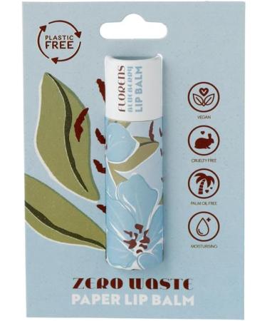 Puckator Florens Botanical Hesperantha and Rhododendron Paper Stick Lip Balm Vanilla & Blueberry - Care Stick Balms Chapstick Holiday Essentials For Women Family Lipbalm Moisturiser Exfoliator Cream - Buy Online on GoSupps.com