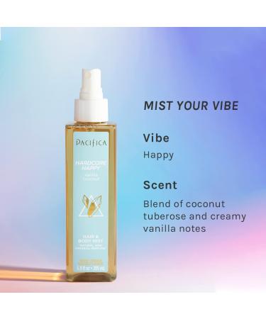 Pacifica Hardcore Happy Hair and Body Mist - Vanilla Coconut 6.9 oz - Buy Online on GoSupps.com