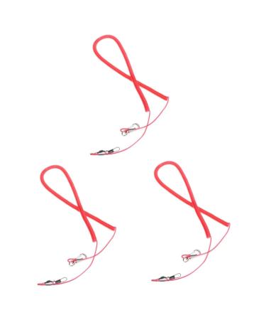 Beavorty 3 pcs 8 for Outdoor Parrot Elastic Bird Activities Leash Flying Harness Color Trainning Size 3x3pcs As Shownx3pcs