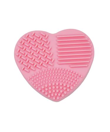 Mikikit Silicone Makeup Applicator & Cleaning Box - Pink Heart Shaped Brush Cleaner for All Makeup Brushes - Ideal for Quick & Easy Cleaning - Buy Online on GoSupps.com