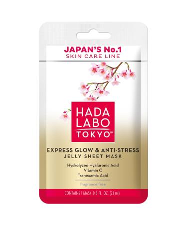 Hada Labo Tokyo Premium Express Glow Anti-Stress Jelly Sheet Mask