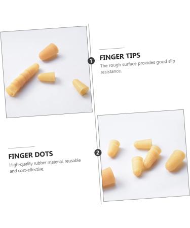 Buy Beaupretty 25pcs Pockmarked Finger Cots - Anti-Static Rubber Protection for Counting Guitar and More | International Shipping Available - Buy Online on GoSupps.com