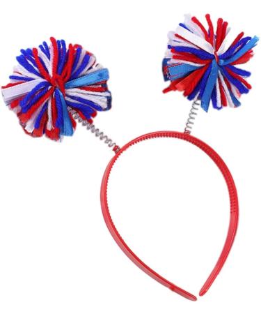 TQUXNGA Hairband with Colorful Pompoms for Parties Stage Performences Eye-catching Party Headband Birthday HeadWear Purple - Buy Online on GoSupps.com