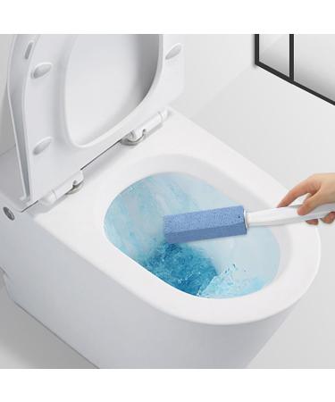 Pumice Stone for Toilet Toilet Limescale Remover 2 Pack Handle Toilet Bowl Cleaner Hard Water Build Up Remover with Ergonomic Handle for Kitchen/Bath/Pool/Household Cleaning Gray+Blue - Buy Online on GoSupps.com