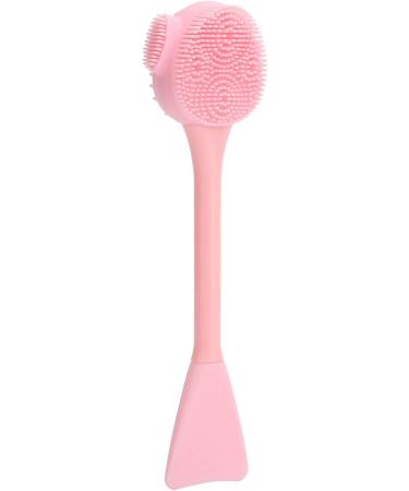 Food Grade Silica Gel Deep Cleansing Face Brush Silicone Face Brush for Facial (Full Pink Double Head Fish Tail Style) - Buy Online on GoSupps.com