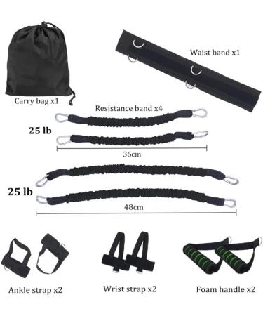 Buy Elastic Resistance Workout Bands for Boxing & Muay Thai | Best Agility & Speed Training Equipment - Buy Online on GoSupps.com