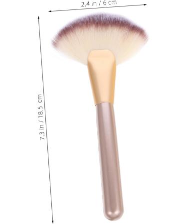 FRCOLOR 4 Sets Makeup Brush Makeup Highlighters for Face Highlighter Makeup Brush Face Wash Brush Makeup Fan Facial Sector Corrugated Silk Nylon Wool Lip Brush Woman - Buy Online on GoSupps.com