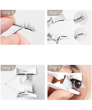 MuLich Wosado Magnetic Eyelash Wasado Magnetic Eyelashes 3d Effect Magnetic Eyelashes Natural Look Reusable Soft Magnetic Lashes No Glue Or Eyeliner Needed (EM04) (EM02) - Buy Online on GoSupps.com