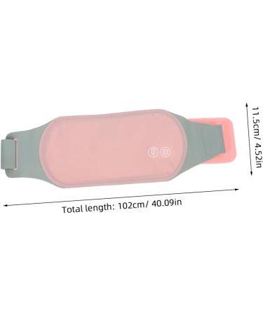 Heated Waist Belt for Menstrual Cramps | Warm Lumbar & Uterus Support | Cordless Heating Pad for Women - Pink - Buy Online on GoSupps.com