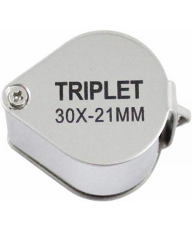 NIEGIENNA-30X Mini Folding Magnifier Jeweler Loupe Eye Loupe Jewelry Portable Magnifying Glass Pocket Handhold Tools(Color:Silver) Silver 30X - Buy Online on GoSupps.com